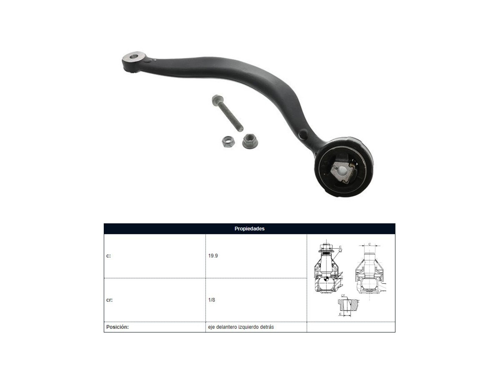 Brazo De Suspensión Del BMW X5 D (E53)/X5I (E53) 99-05 Izq 