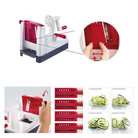 Cortador de Frutas y verduras en espiral SPIROPLUS Cortador de Frutas y verduras en espiral SPIROPLUS