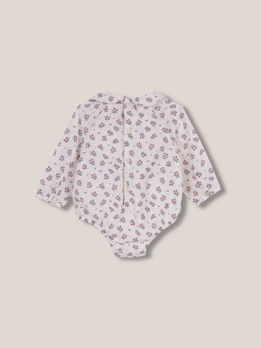 Ranita Estampada Blanco Roto