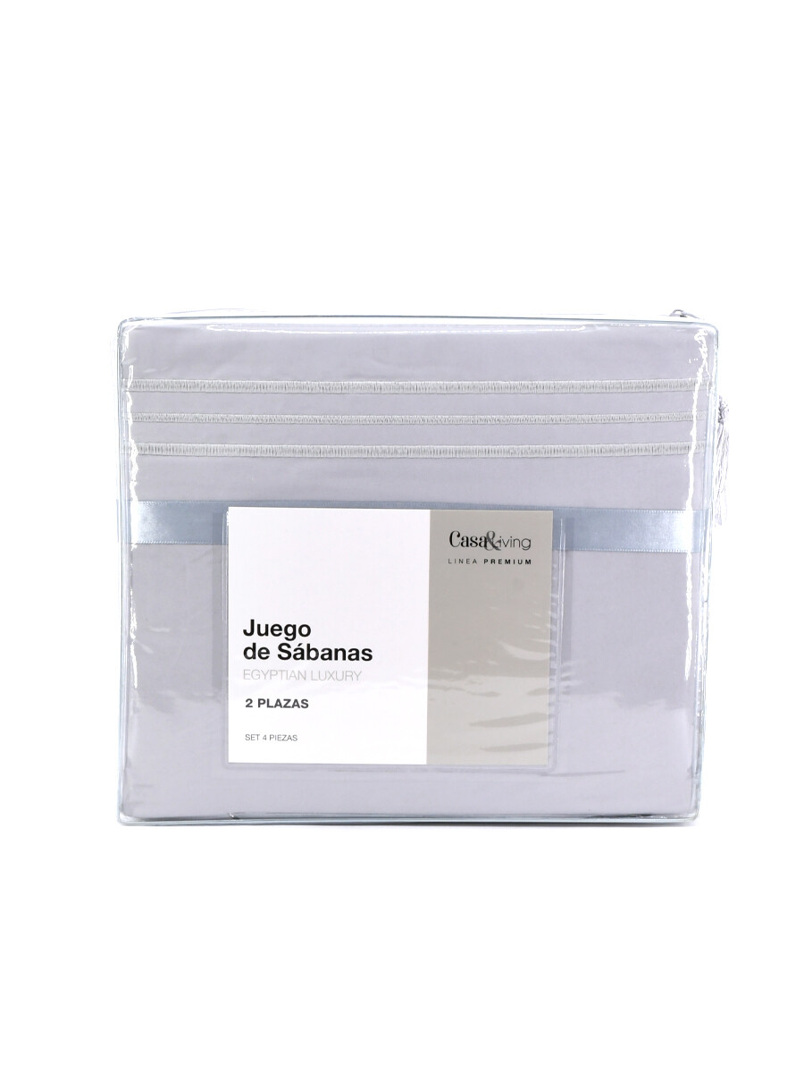 SABANAS JUEGO EGYPTIAN - GRIS CLARO 