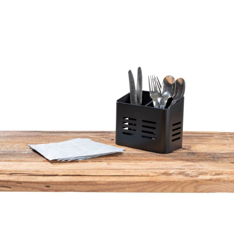 Cesta para cubiertos Baco negra BO Wenko Cesta para cubiertos Baco negra BO Wenko