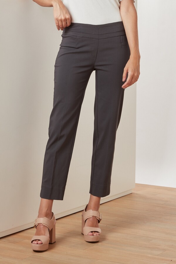 Pantalon Pretina Ancha GRIS