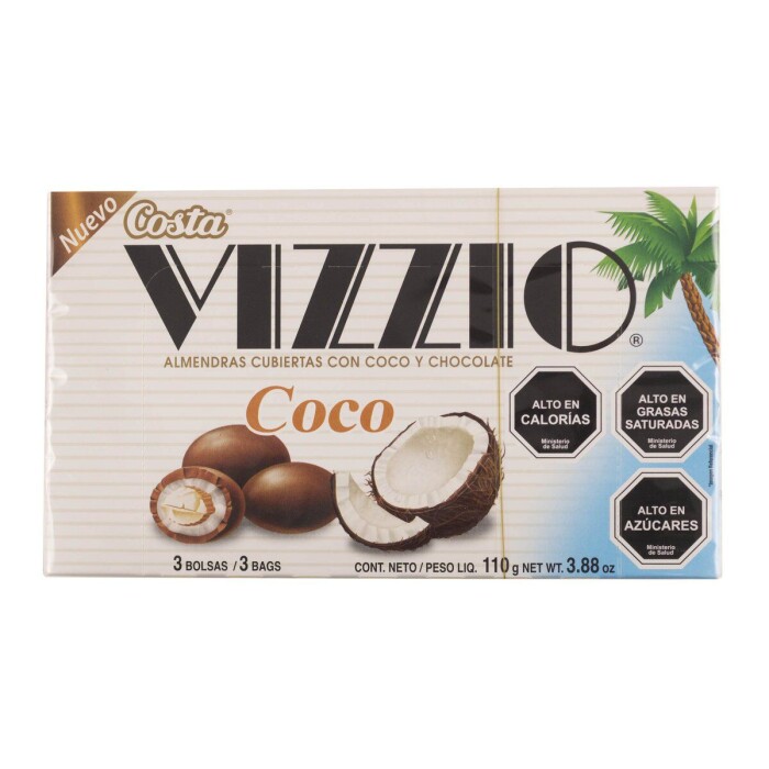 COSTA VIZZIO CHOCOLATE COCO CJ X 110 GR. única