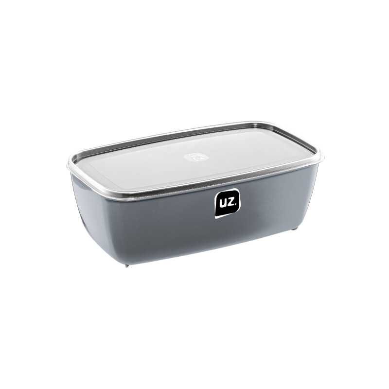 Pote rectangular multiuso 5lts GRIS