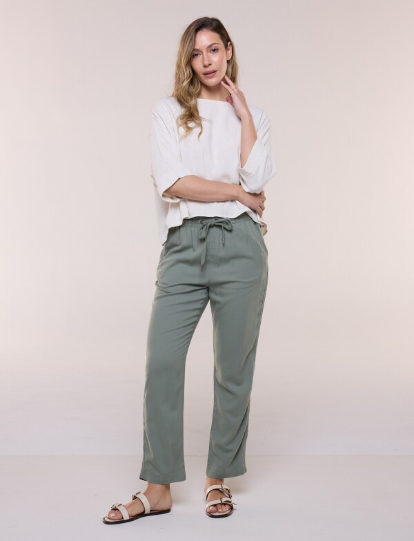 Pantalón Algodón OLIVA
