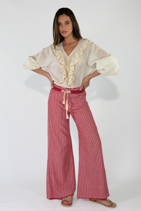 PANTALON KAIA Rojo