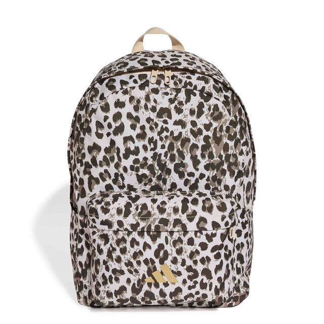 Mochila Adidas Estampada Leo Beige - Animal Print