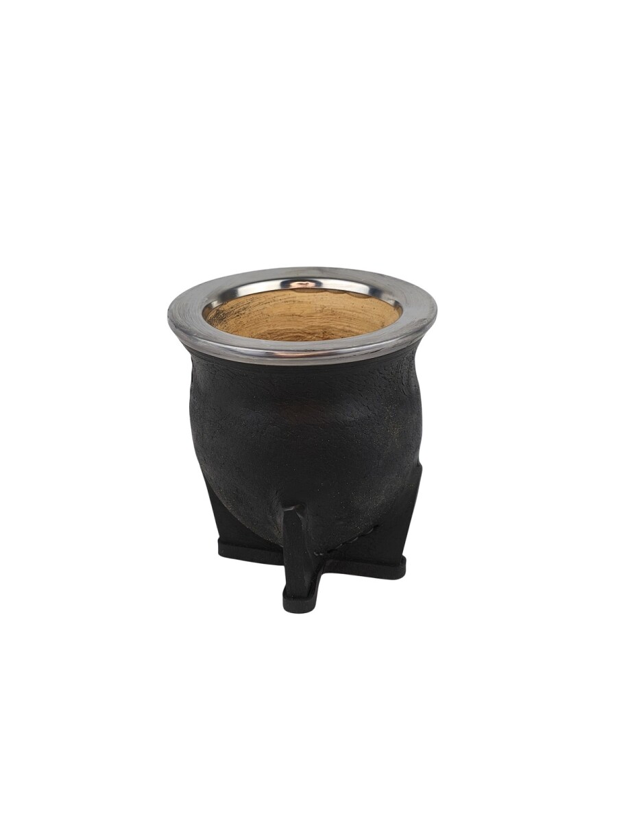 Mate camionero calabaza acero - Negro 