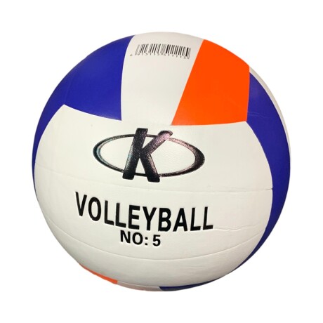 Pelota Volley PU Knex Blanca/Azul/Naranja BLANCO-NARANJA