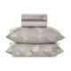Juego de cama 2 PLAZA Karsten 100 % algodón de 160 hilos (4 piezas) BLASIUS