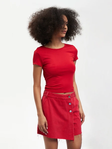 TOP TALIA ROJO