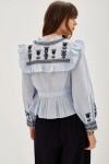 Camisa Nash Frills Celeste
