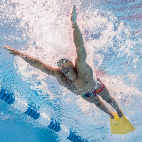 Finis - Monoaleta Foil 1.35.012.07 - para Jovenes y Adultos. Xl (07), Euro 47 - 49. Oem. 001