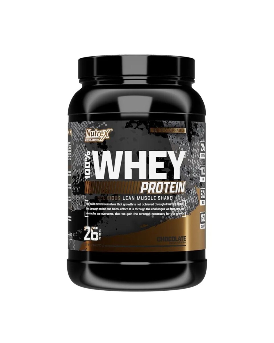 100% Whey Protein 2LB Nutrex - Chocolate 