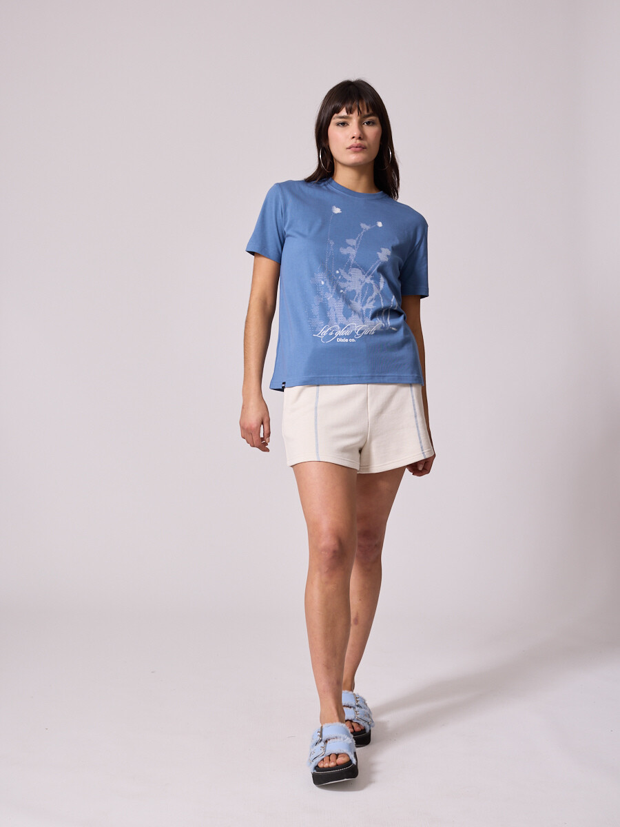 T-SHIRT CRUMI DIXIE Azul Piedra