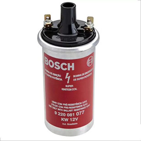BOBINA DE ENCENDIDO ELECTRONICO GOL G1 87/94 BOSCH (ROJA) Bobina De Encendido Electronico Gol G1 87/94 Bosch (roja)