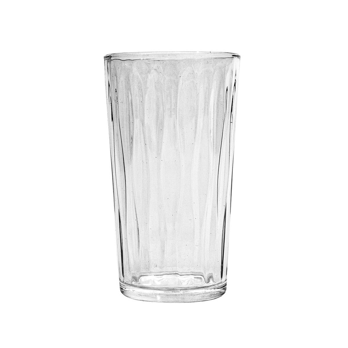 Set X6 Vaso Alto Esmeralda Agua Refresco Jugo Vidrio 336ml - Transparente 