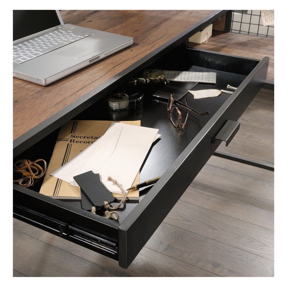 Escritorio Esquinero en L Metalico Sauder Linea Boulevard Escritorio Esquinero en L Metalico Sauder Linea Boulevard