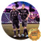 Lámina Inter Miami Suárez y Messi Red.
