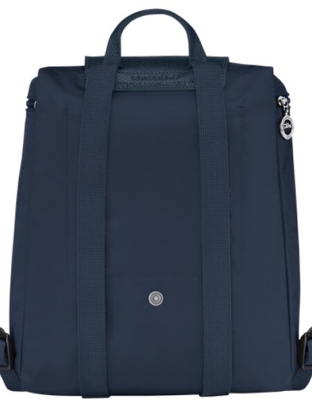 Longchamp -Mochila Longchamp plegable de nylon con cierre, Le pliage M Azul