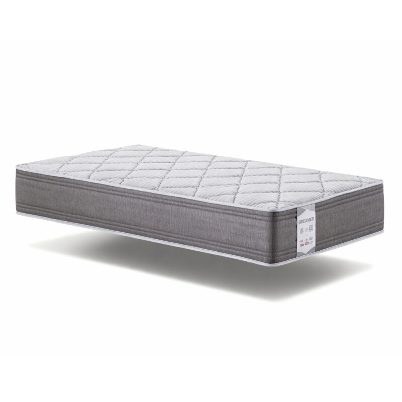 Colchón Dreamer Smart Firme | Resortes Pocket + Espuma AG80 | Active Protection Antiácaros 1 Plaza 88x188x25