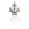 Dije Cruz alfa omega Chi Ro-Plata 925 inflada-Sin piedra-CP3172 - Adulto - Sinpiedra