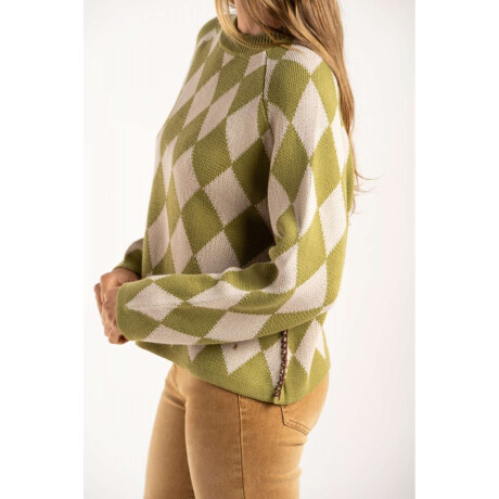 Sweater Rombos Oliva