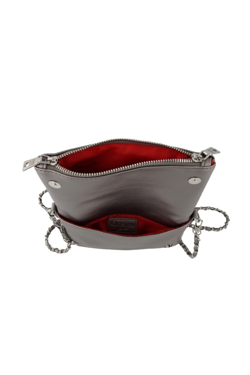 Cartera Las Oreiro Gris oscuro