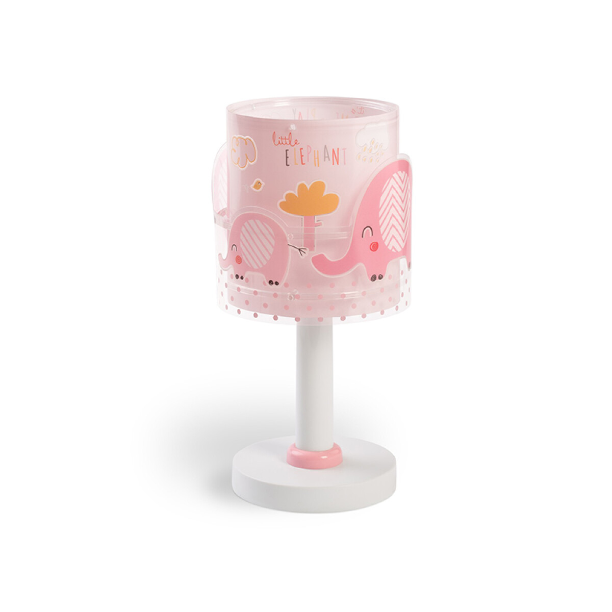 Portátil de mesa infantil E14 LITTLE ELEPHANT rosado flúor - DA0216 