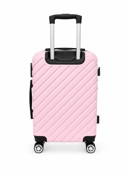 VALIJA NEW YORK 20 PULGADAS ROSADO