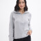 Buzo medio cierre Aurora gris