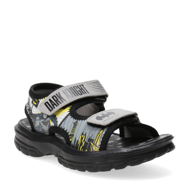 Sandalias Infantiles Batman BATMAN Velcros Gris - Negro