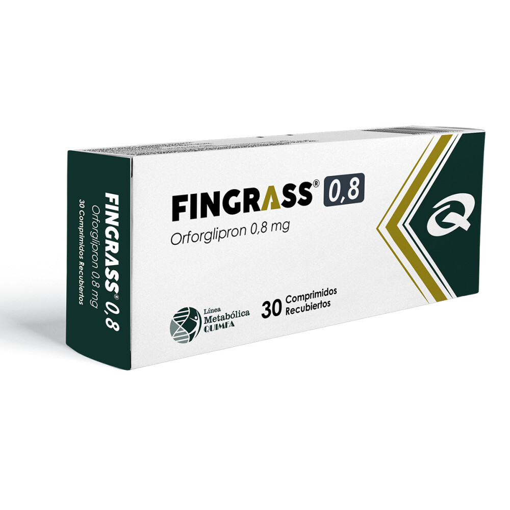 FINGRASS 0,8MG COM REC X 30 única