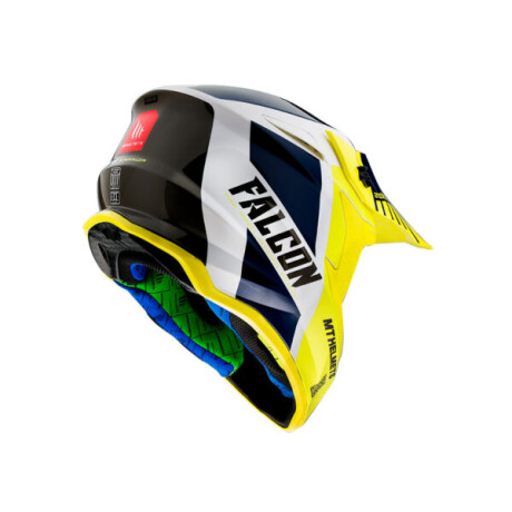 Casco MT Falcon Warrior Amarillo