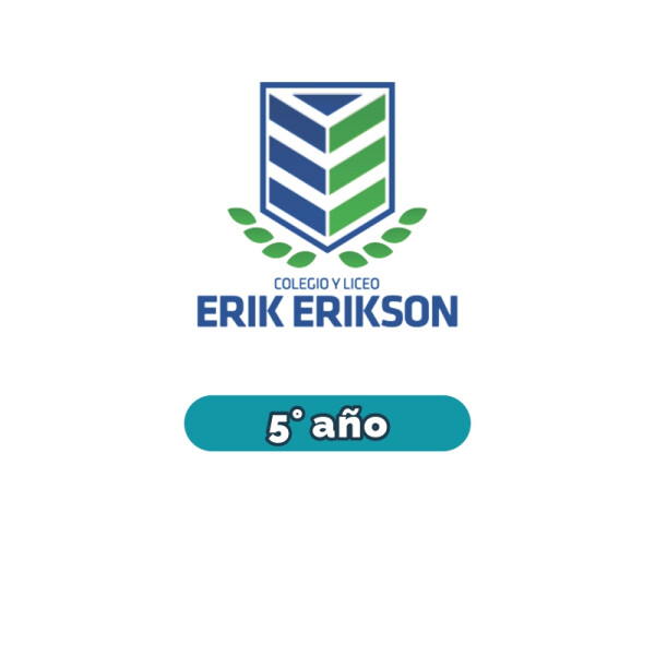Lista de materiales - Primaria 5° año Erik Erikson Única