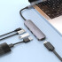 Hub Hoco Hb27 4 Puertos Usb-c A Hdmi HUB HOCO HB27 USB-C A USB A/C/HDMI