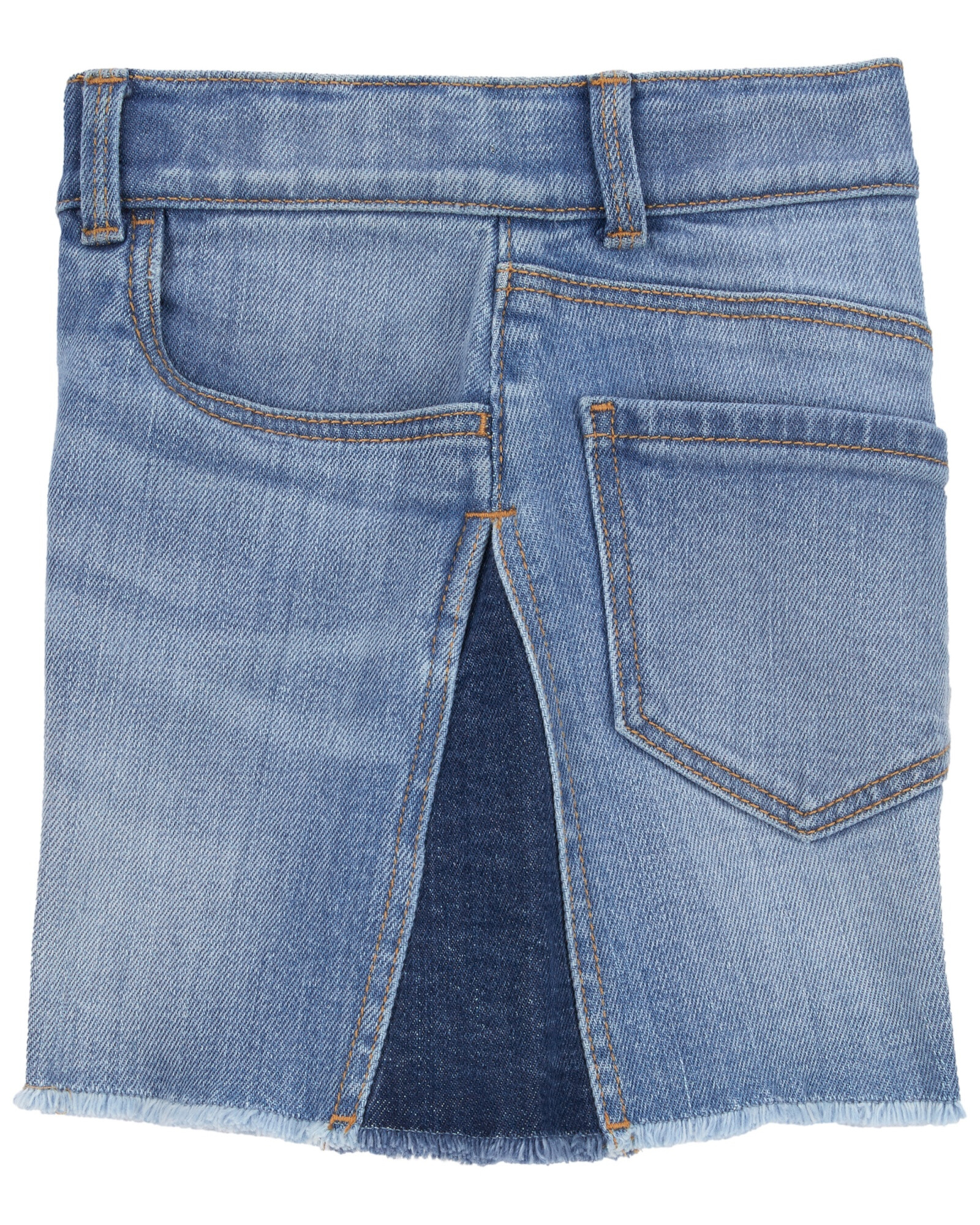 Short jean con piezas laterales Short jean con piezas laterales
