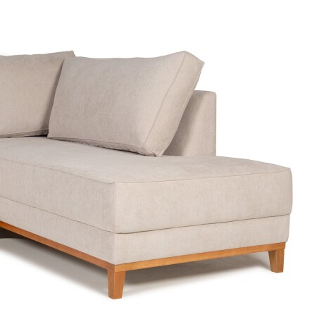 Rinconera Amadeus Chica - Tela Microfibra - Chaise Derecho 2203 (Beige)