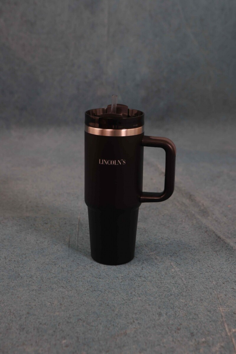 VASO TERMICO BLOSSOM - NEGRO 