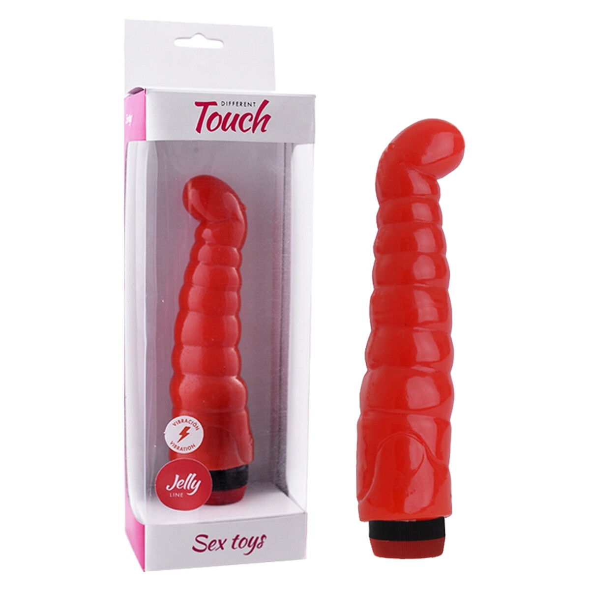 Vibrador Gusanito - Rojo 