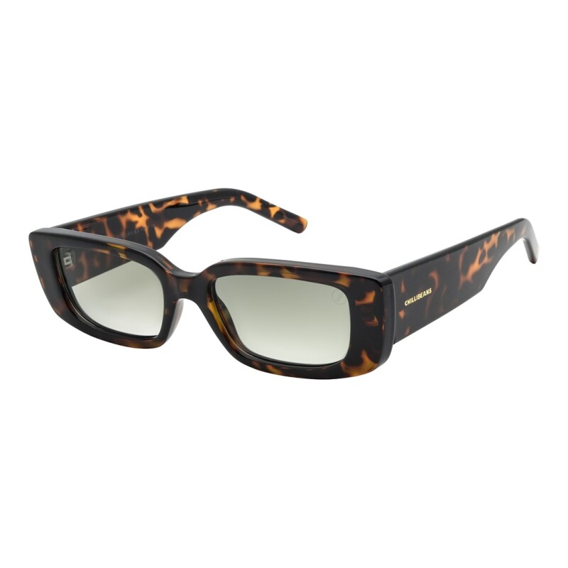 Lentes de Sol Chilli Beans Juárez Animal Print - Verde