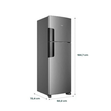 HELADERA CONSUL CON FREEZER FRIO SECO 407 Lts. INOX. HELADERA CONSUL CON FREEZER FRIO SECO 407 Lts. INOX.
