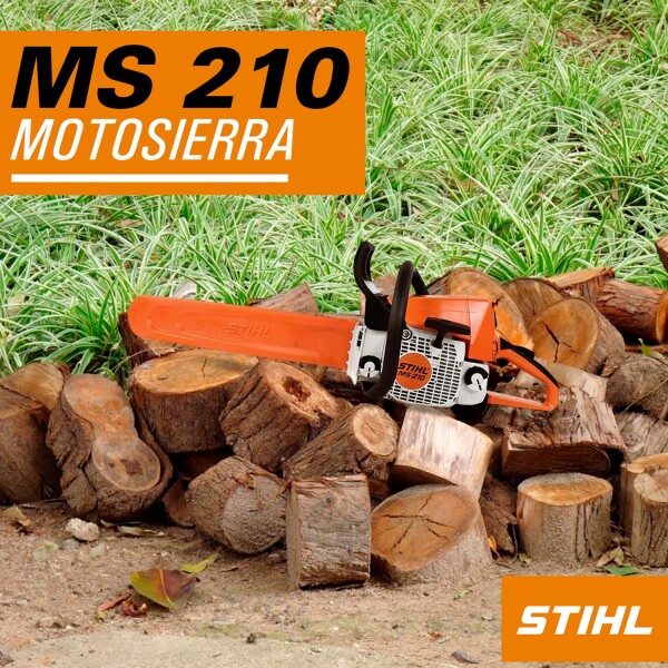 Motosierra Stihl Ms Ms210/12 + Aceite De Cadena + Aceite 2t 1lt PK MOTOSIERRA STIHL MS212 + ACEITES