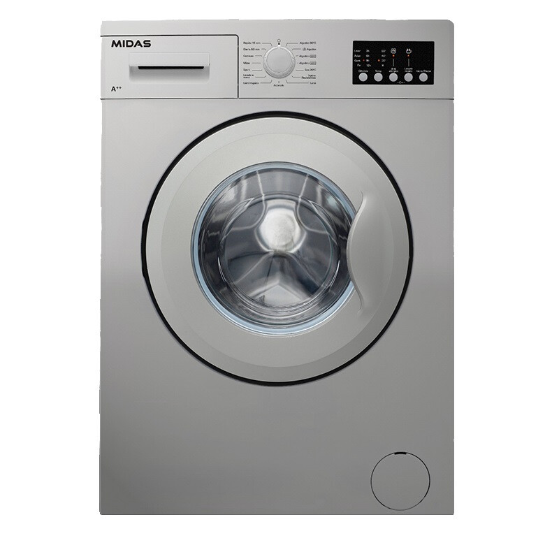 Lavarropa Automática Midas Adela 8K carga frontal Silver Lavarropa Automática Midas Adela 8K carga frontal Silver
