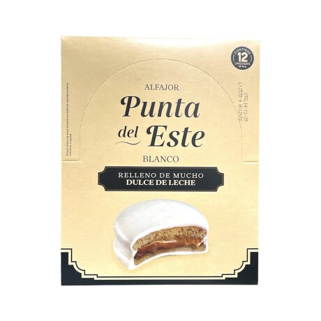 Alfajor Punta del Este x 12 Chocolate Blanco