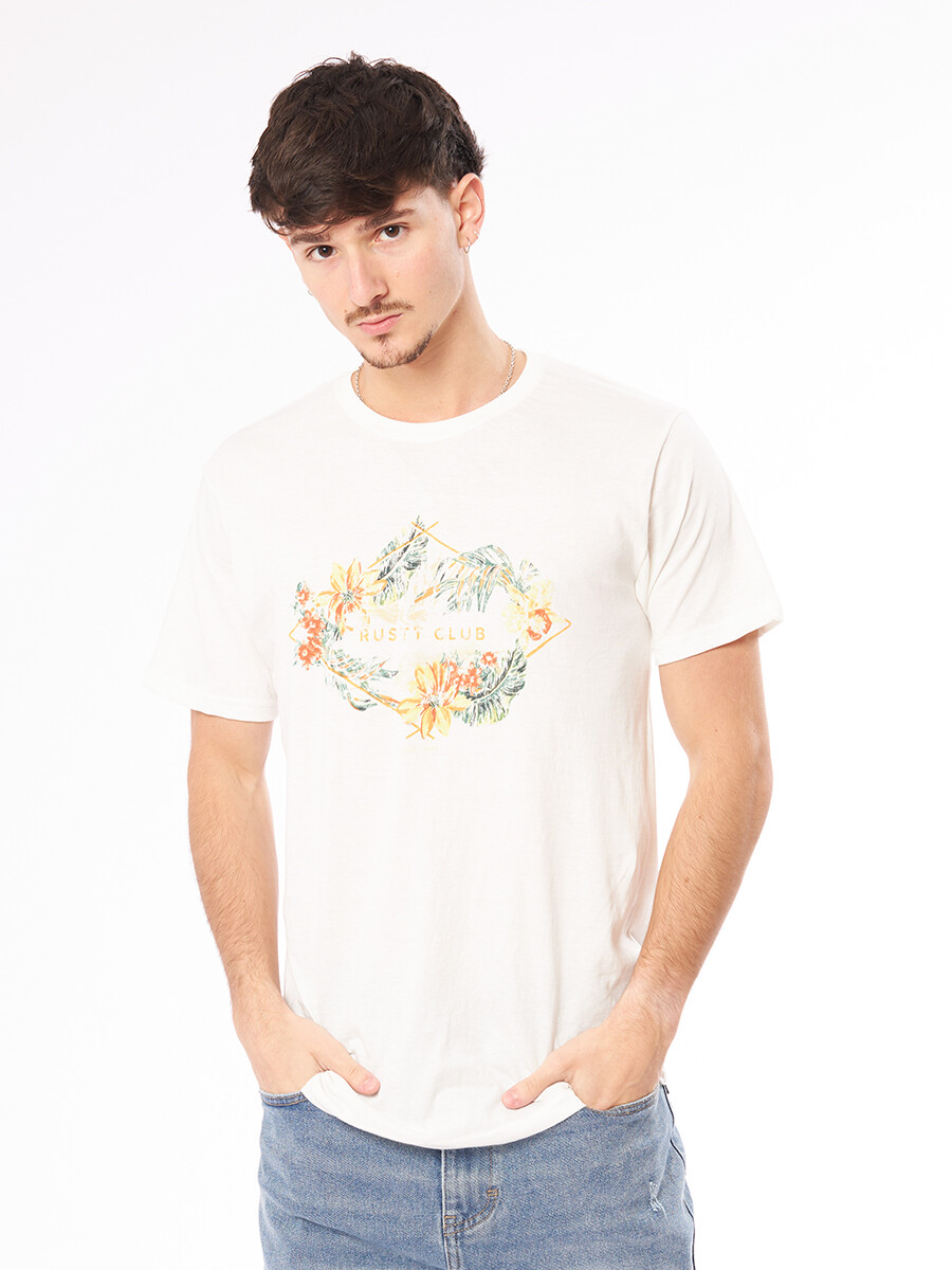 T-SHIRT IBIZA RUSTY - Blanco 