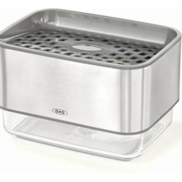Dispensador y Escurridor de Esponjas en acero inoxidable OXO Dispensador y Escurridor de Esponjas en acero inoxidable OXO