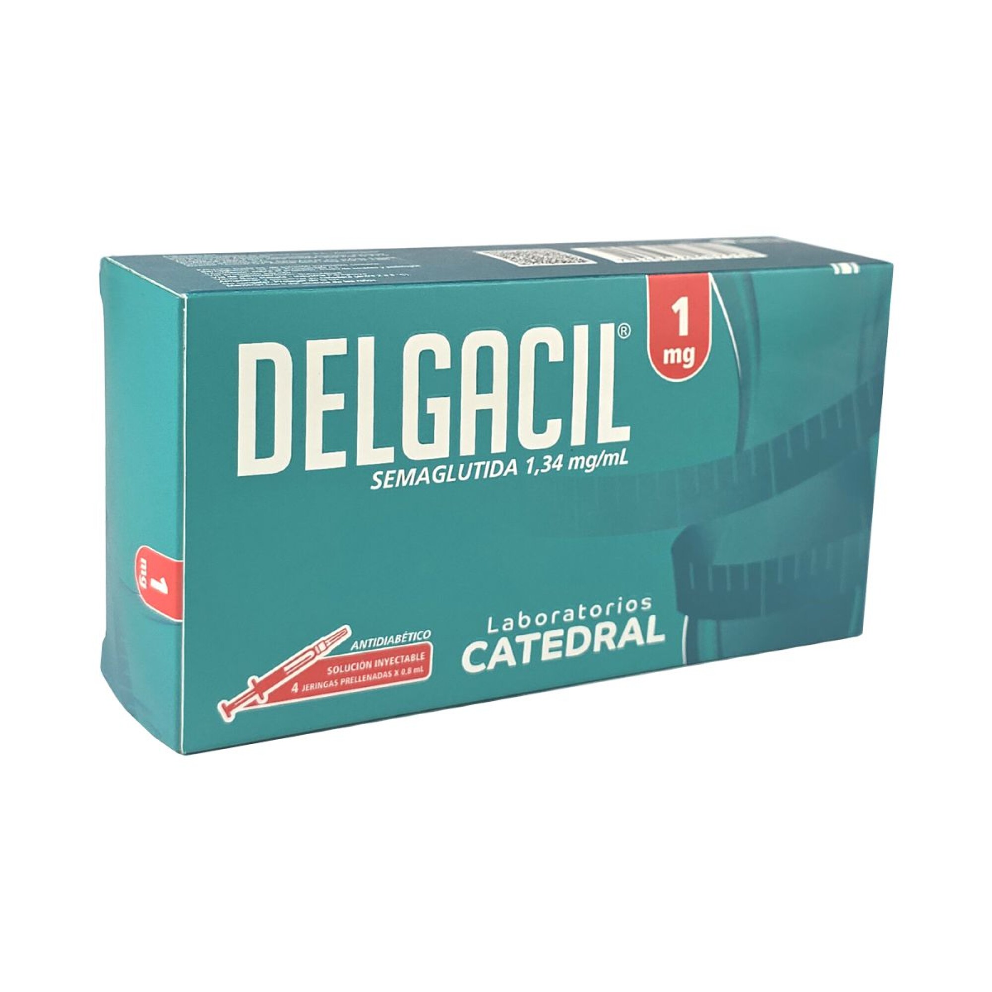 DELGACIL 1,34 MG/ML 1 MG CJ X 4 JER.PREL — Farmacenter