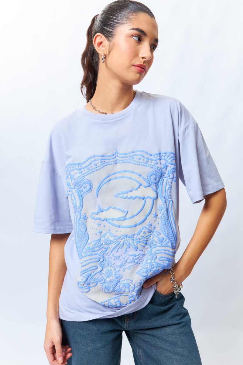 REMERA LUNAR PARADISE Lavanda