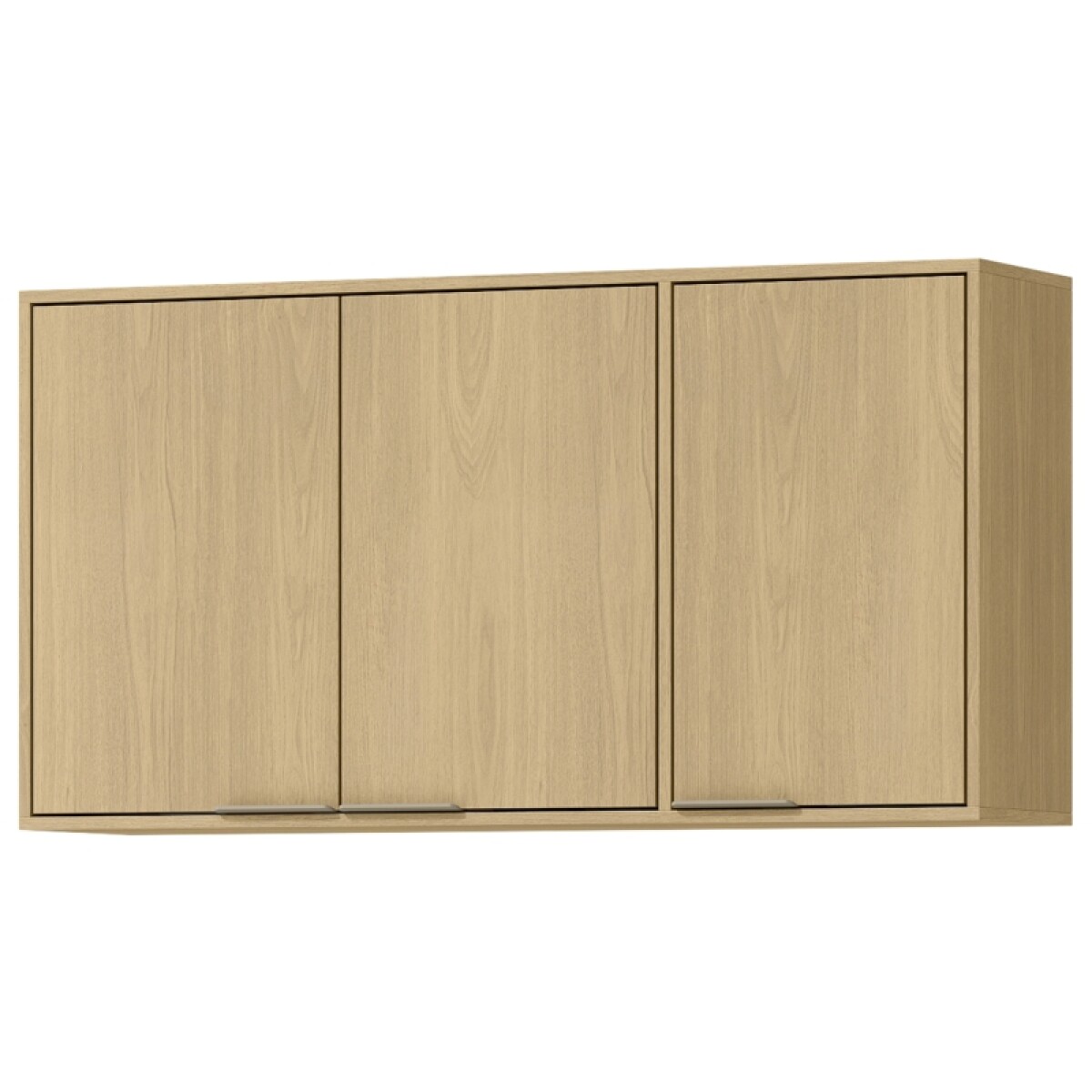 Mueble Aéreo de Cocina Modular Gloria 120 cm 3 Puertas 1 Estante Castaño / Off White 